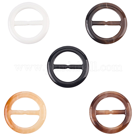 20 шт. пряжки-регуляторы из смолы с тремя скользящими фиксаторами FIND-GF0008-12G-1