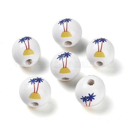 Европейский бисер из натурального дерева WOOD-S059-01G-1