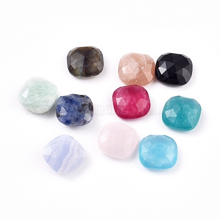 Natural & Synthetic Mixed Stone Cabochons G-G835-C01-1