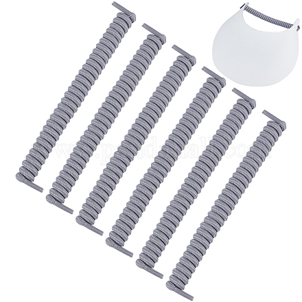 Шнурки из полиэстера и латекса с пружинами DIY-WH0723-030B-1