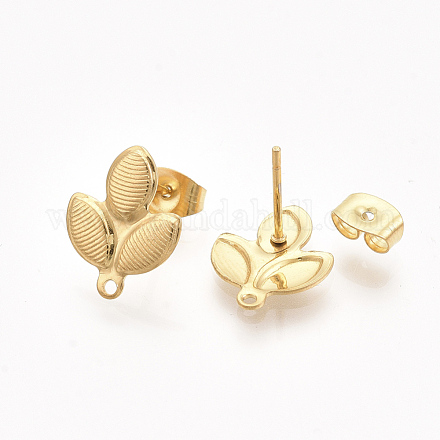 Accessoires de puces d'oreilles en 304 acier inoxydable STAS-S079-68A-1
