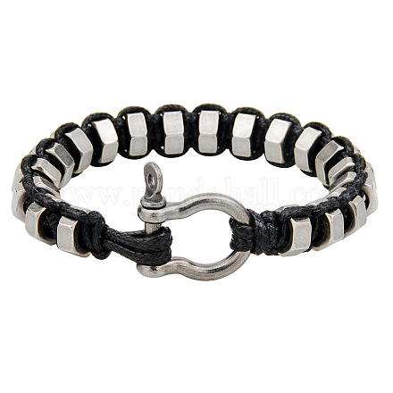 Alloy Bead Bracelets BJEW-L616-10A-1