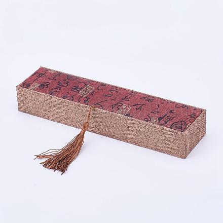 Boîtes de collier en bois OBOX-K001-03-1