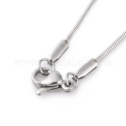 Herringbone Chain Necklace for Men NJEW-A288B-0.8-P-1