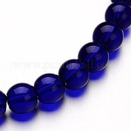 Glas runde Perle Stränge GLAA-I028-10mm-13-1