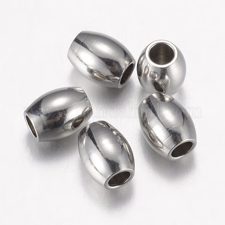 304 Stainless Steel Spacer Beads STAS-P100-32P-1
