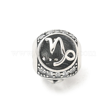 Латунные прозрачные фианиты европейские бусины FIND-M049-01AS-03-1