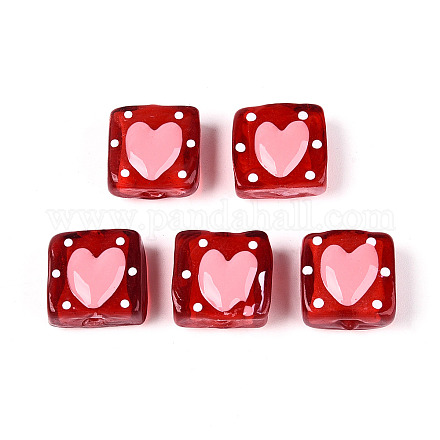 Ручной спрей окрашены бусины бисера LAMP-N035-02G-1