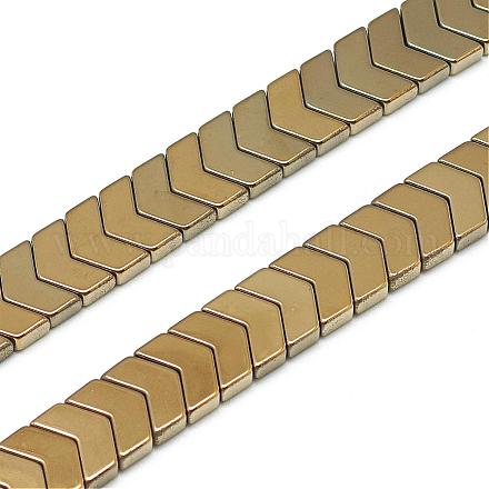 Electroplate Non-magnetic Synthetic Hematite Bead Strands G-Q486-19F-1