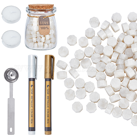 CRASPIRE Sealing Wax Beads Kit DIY-CP0002-19-1
