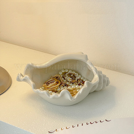 Conch Ceramics Jewelry Plates WG73918-11-1