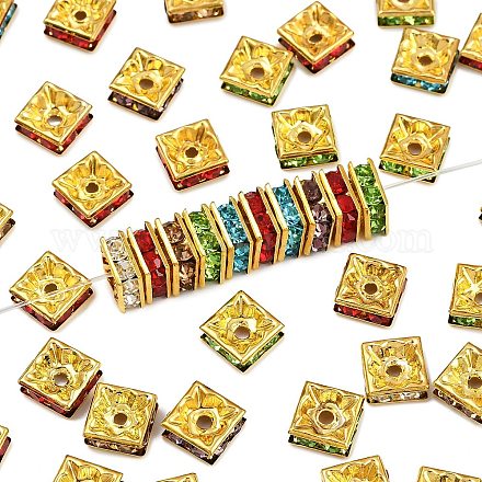 Латунные бусины разделители для поставки стразов RSB074NFG-1