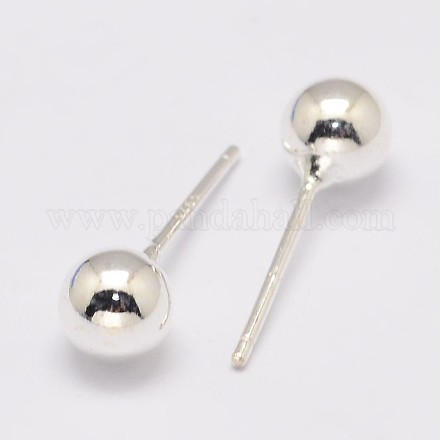 925 Sterling Silber Ohrstecker LS-STER-K028-01S-2mm-1