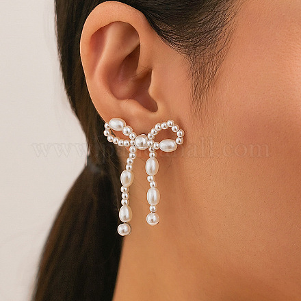 Bowknot сплава серьги стержня WGF38D2-11-1