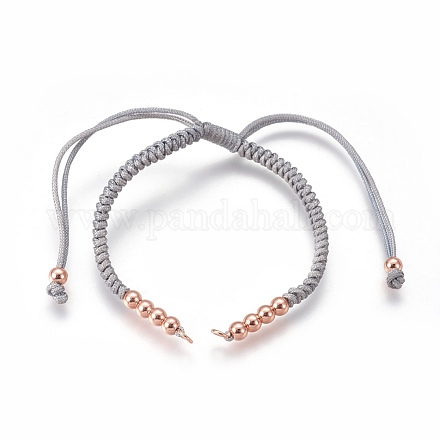 Fabbricazione di braccialetti di perline intrecciati con corde di nylon BJEW-F360-FRG03-1