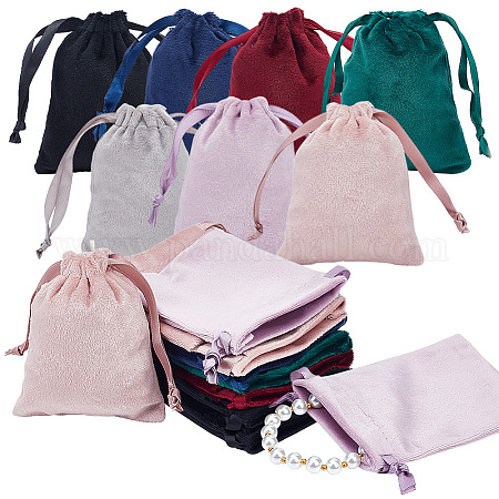 Velvet Drawstring Bags Soft Fabric Storage Bag For Wedding Party Gift Candy  Beads Bracelet Jewelry Packaging Bags Jewelery Pouch