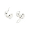 Brass Bead Tips, Long-Lasting Plated, Rack Plating, Lead Free & Cadmium Free, 925 Sterling Silver Plated, 6x3.5mm, Hole: 1.2mm, Inner Diameter: 2mm