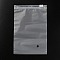 Transparent PE Jewelry Zip Lock Storage Bags, Portable Jewelry Organizer Pouches, Rectangle, Clear, 15.3x10.3x0.15cm