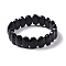 Synthetic Blue Goldstone Oval Beaded Stretch Bracelet, Gemstone Jewelry for Women, Inner Diameter: 2-1/8 inch(5.4~5.5cm)