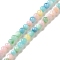 Ice Cream Color Dyed Natural Freshwater Shell Beads Strands, Round, Mixed Color, 2mm, Hole: 0.5mm, about 167pcs/strand, 14.65 inch(37.2cm)