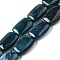 Natural Apatite Beads Strands, Rectangle, 14.5x10x5mm, Hole: 1mm, about 28pcs/strand, 15.75''(40cm)
