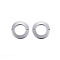 Non-Tarnish 304 Stainless Steel Links connectors, Circle, Stainless Steel Color, 13x1mm, Hole: 1mm