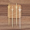 Sword Alloy Hair Sticks, Hair Accessories for Women & Girls, Black, 173x27mm