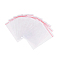 Rectangle Zip Lock Bags, Resealable Bags, Top Seal Thin, Clear, 9x6cm, unilateral thickness: 0.03mm, about 100pcs/bag