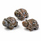 Natural Labradorite Display Decorations, No Hole/Undrilled, 3D Tortoise, 40~42x28.5~29.5x18.5~21.5mm