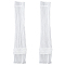 Polyester Lace Arm Oversleeves for Women, White, 470x110x2mm