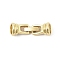 Brass Fold Over Clasps, Real 18K Gold Plated, 28mm