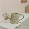 Alloy Watering Can Mini Model, Micro Landscape Dollhouse Accessories, Pretending Prop Decorations, Dark Khaki, 25x53mm, Inner Diameter: 17mm