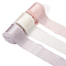 3 Rolls 3 Colors Polyester Frayed Fringe Ribbon, Raw Edge Wedding Ribbon for Gift Wrapping, Flower Bouquet Decor, Mixed Color, 1-3/8 inch(35mm), about 5.47 Yards(5m)/Roll, 1 roll/color