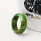 Acrylic Finger Rings, Ring, Yellow Green, US Size 9(18.9mm)