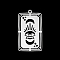 Non-Tarnish 201 Stainless Steel Pendants, Laser Cut, Stainless Steel Color, Eye & Moon, Rectangle Pattern, 32x18x1mm