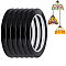66M PET Adhesive Tape, Black, 5mm
