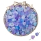 100Pcs Acrylic Bead Caps, Flower, Mixed Color, 10x8mm, Hole: 1.5mm