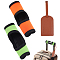 Boarding kit, including Neoprene Handle Cover, Handle Grips, Handle Wrap, with PU Leather Luggage Tag, Mixed Color, 150~155x140~145x3~5mm
