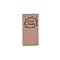 Handmade Microfiber Leather Labels, Rectangle, Garland, Rosy Brown, 50x25mm