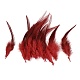 Diy conjunto de red/tela tejida con plumas DIY-F074-08-3