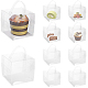 Scatole per dolci alte in plastica trasparente&nbsp;CON-WH0001-22A-1