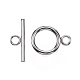 304 Stainless Steel Toggle Clasps X-STAS-F040-41-P-2