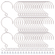 DICOSMETIC 100Pcs Stainless Steel Earring Hooks Kit 100Pcs Jump Rings and 100Pcs Plastic Ear Nuts Earring Making Supplies for Jewelry Making DIY-DC0001-37-1