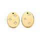 Ion Plating(IP) 304 Stainless Steel Micro Pave Clear Cubic Zirconia Pendants X-STAS-N097-114LG-NR-1