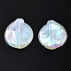 Perlas de acrílico chapadas en arco iris iridiscentes PACR-S221-001-2