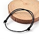 Vachette réglable cordon en cuir fabrication de bracelets X-BJEW-JB02164-1