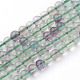 Chapelets de perles en fluorite naturel G-E112-4mm-19-1