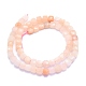 Natürliche rosa Aventurin Perlen Stränge G-K310-B05-2