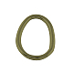 Oval Tibetan Style Alloy Linking Rings TIBE-Q046-26AB-LF-1