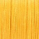 平らなワックス糸ストリング  マイクロマクラメコード  革縫い用  オレンジ  0.8mm  約109.36ヤード（100m）/ロール YC-P003-A12-3